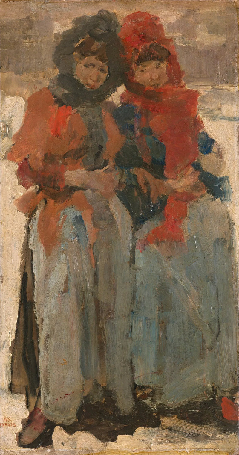 Deux filles dans la neige - Isaac Israëls