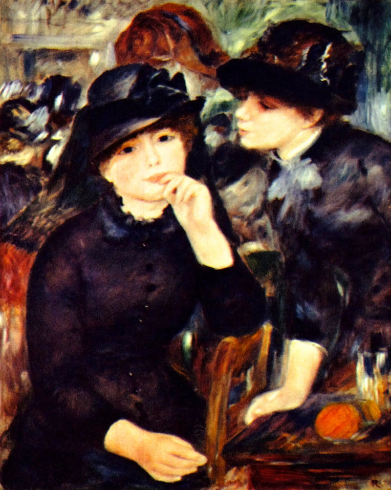 Deux filles en noir - Pierre-Auguste Renoir