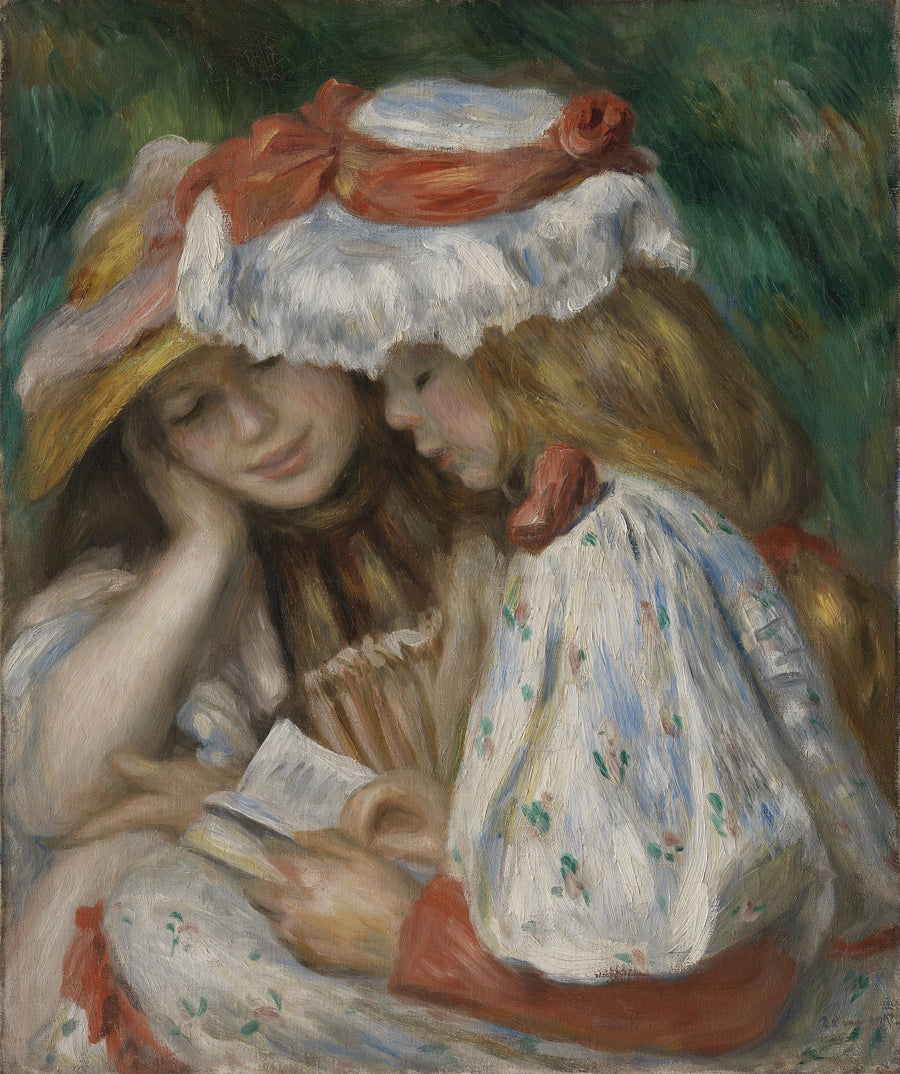 Deux filles lisant, vers 1890–1891 – Pierre-Auguste Renoir