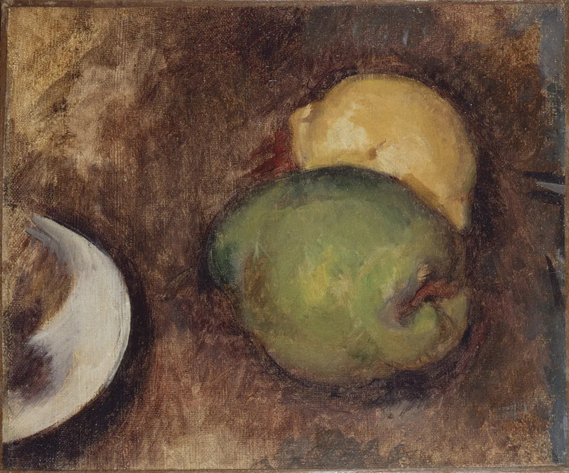Deux fruits - Paul Cézanne