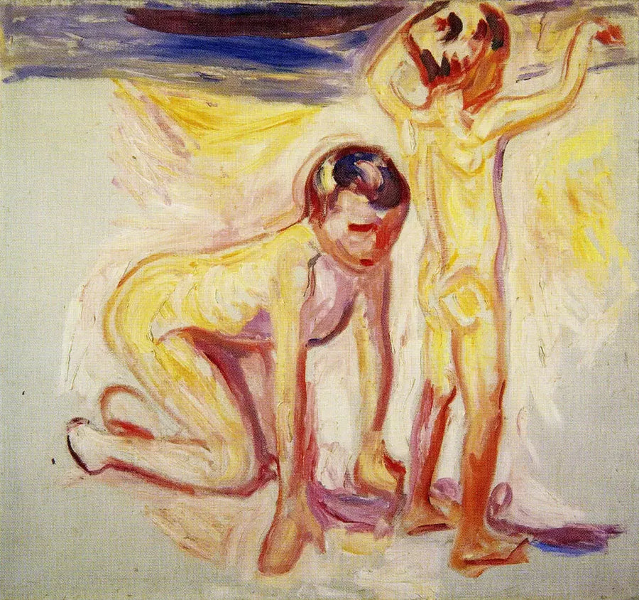 Deux Garçons sur la plage - Edvard Munch