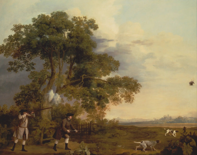 Deux gentlemen en train de tirer - George Stubbs