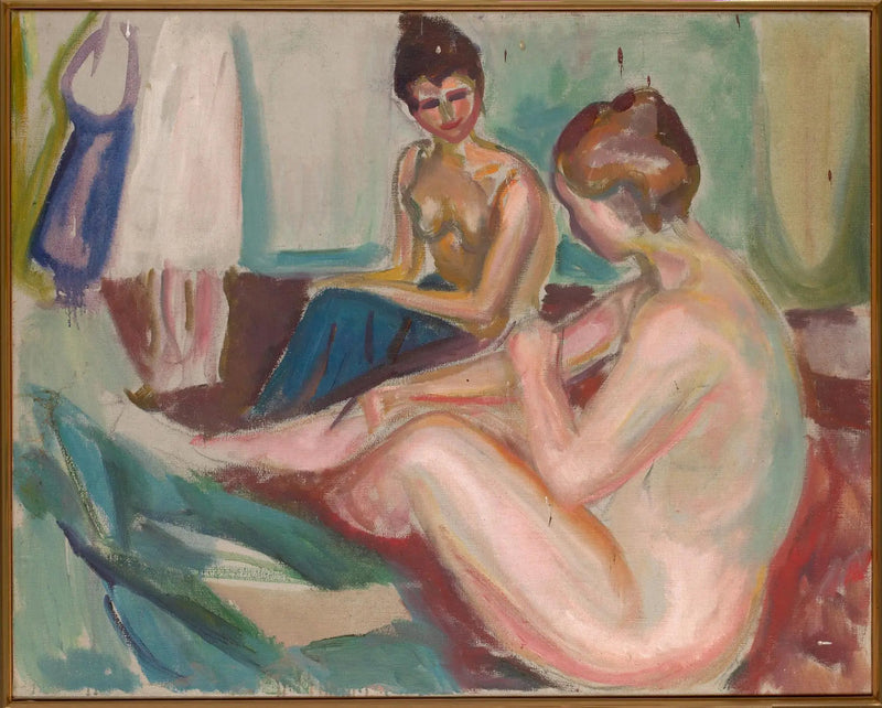 Deux Nus assis - Edvard Munch