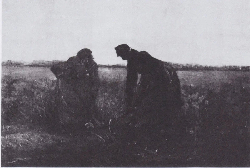 Deux Paysannes creusant, F96 – Van Gogh