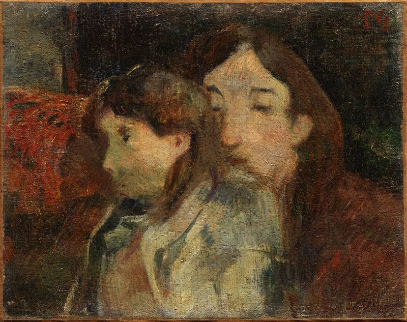 Deux personnages sur un canapé, ou Vision d'artiste - Paul Gauguin