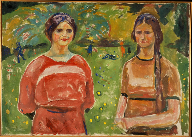 Deux Sœurs - Edvard Munch