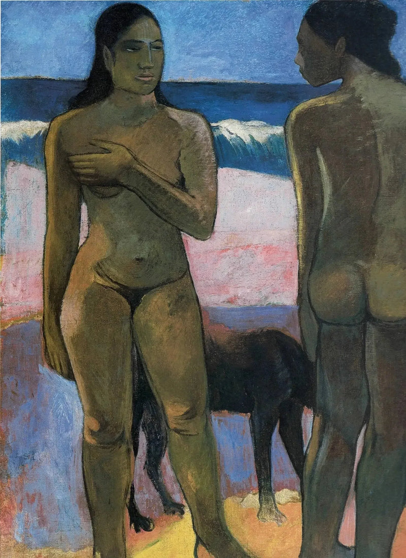 Deux Tahitiennes sur la plage - Paul Gauguin