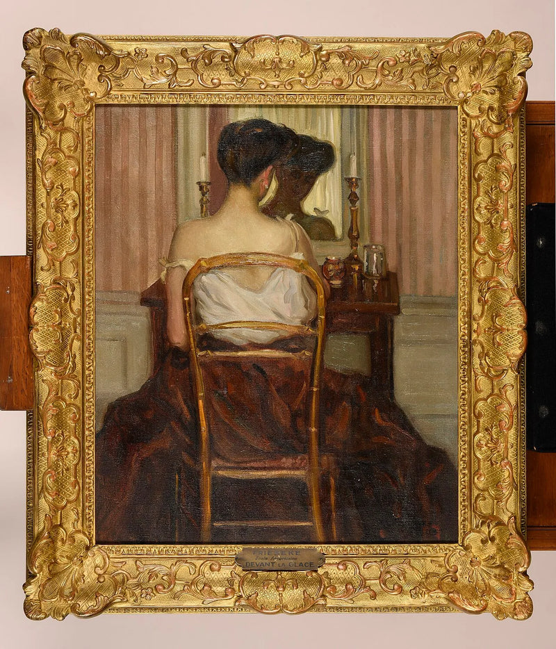 Devant la glace - Frederick Carl Frieseke