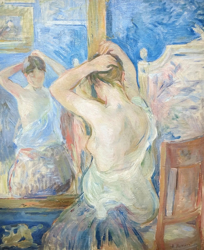 Devant la psyché - Berthe Morisot