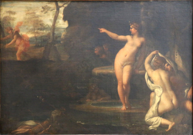 Diane au bain surprise par Actéon - Annibale Carracci