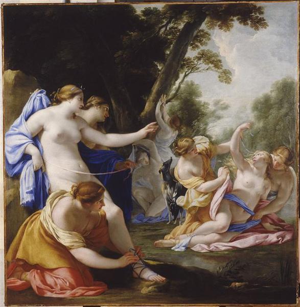 Diane découvrant la grossesse de Callisto - Eustache Le Sueur - Alpha Reproduction