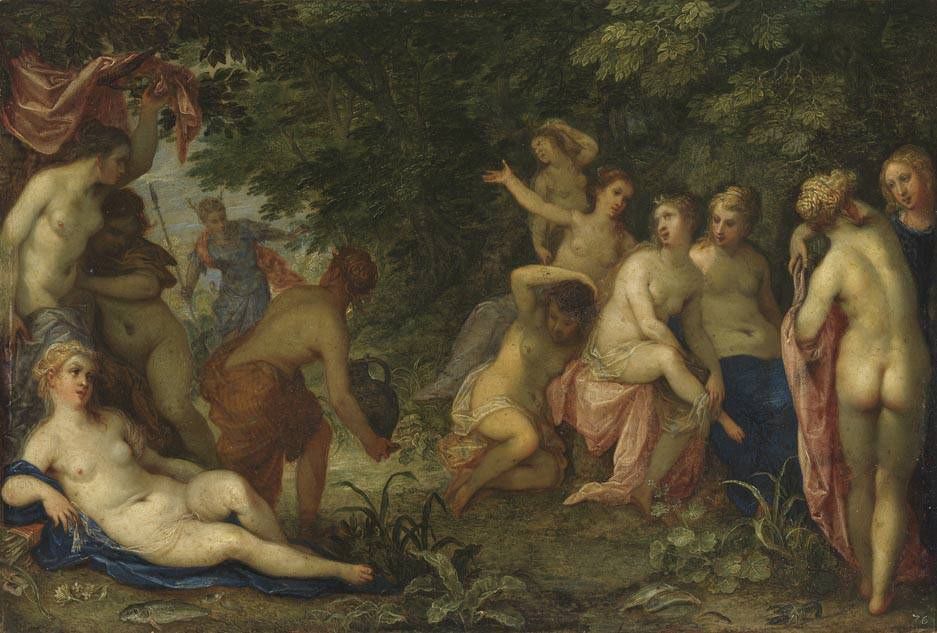 Diane et Actéon - Jan Brueghel l'Ancien image 1 reproduction réalisée par Alpha Reproduction