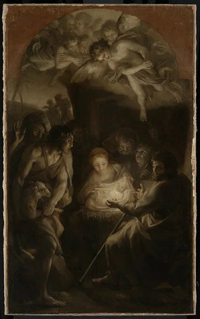 Die Anbetung der Hirten - Anton Raphael Mengs