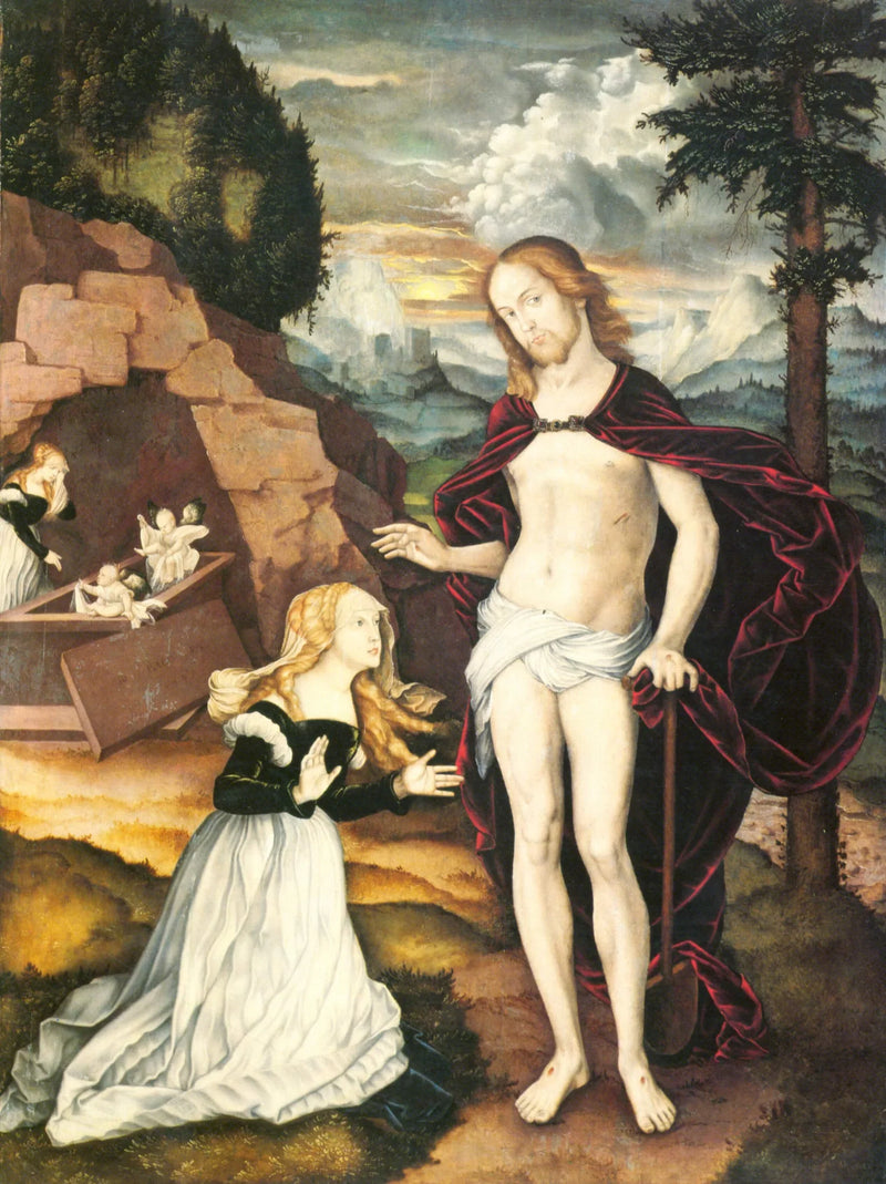 Die Erscheinung des Auferstandenen vor Maria Magdalena - Hans Baldung Grien