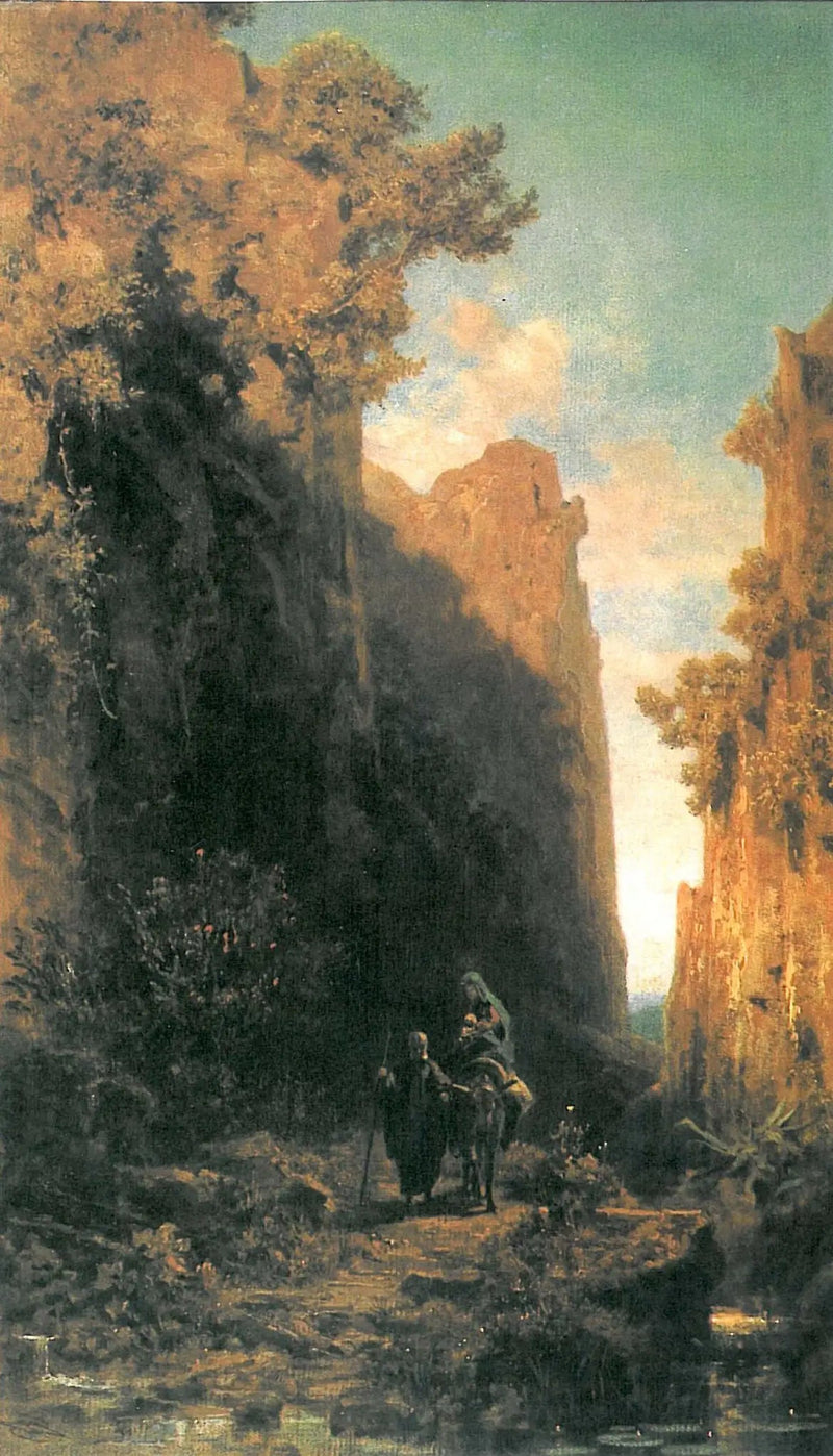 Die Flucht nach Ägypten - Carl Spitzweg