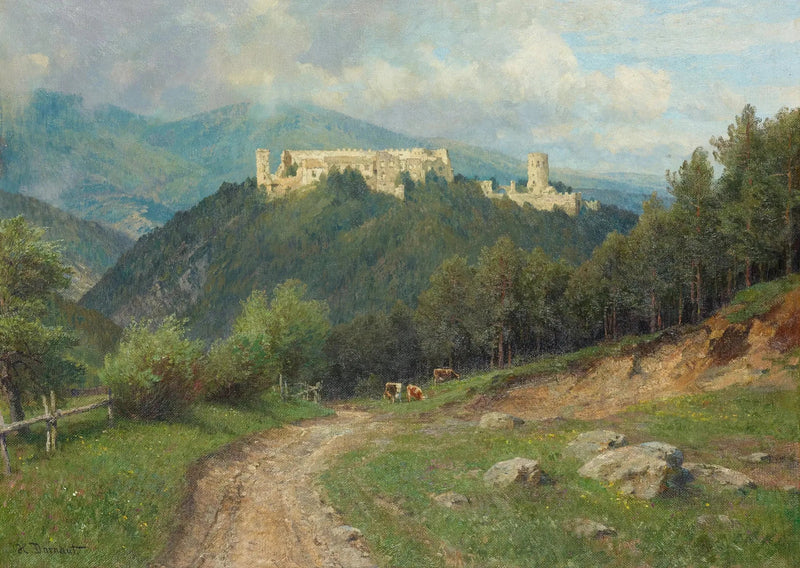 Die Ruine Starhemberg im Piestingtal - Hugo Darnaut