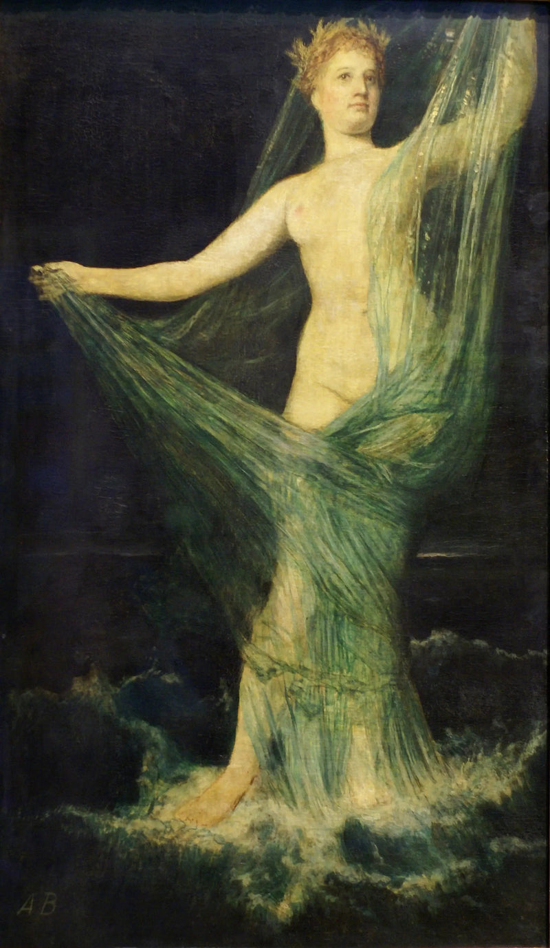 Die Schaumgeborene / Grüne Venus - Arnold Böcklin