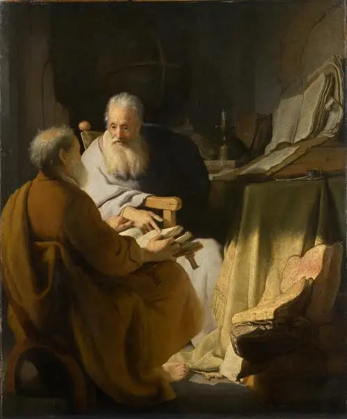 Différend entre deux vieillards - Rembrandt