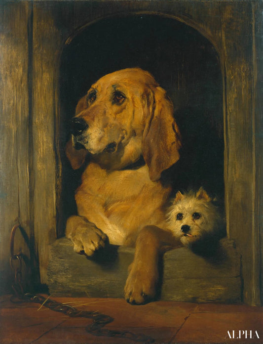 Dignité et impudence - Edwin Landseer - Reproductions de tableaux et peintures haut de gamme