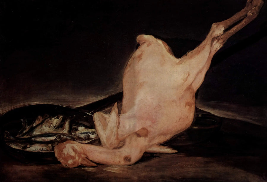 Dinde plumée - Francisco de Goya