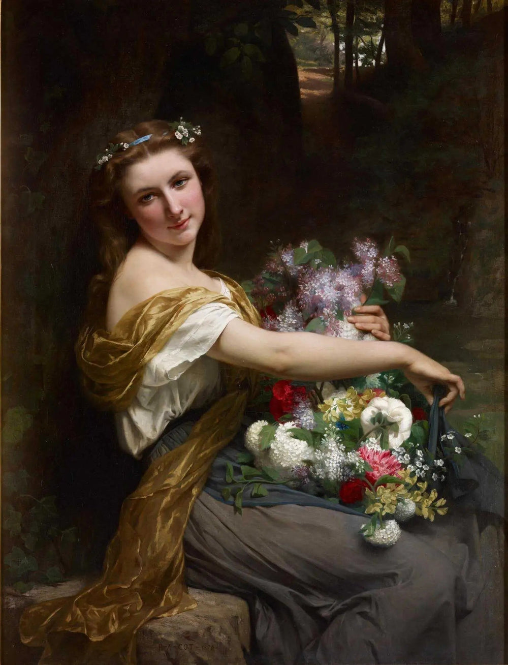 Dionisa - Pierre Auguste Cot - Alpha Reproduction
