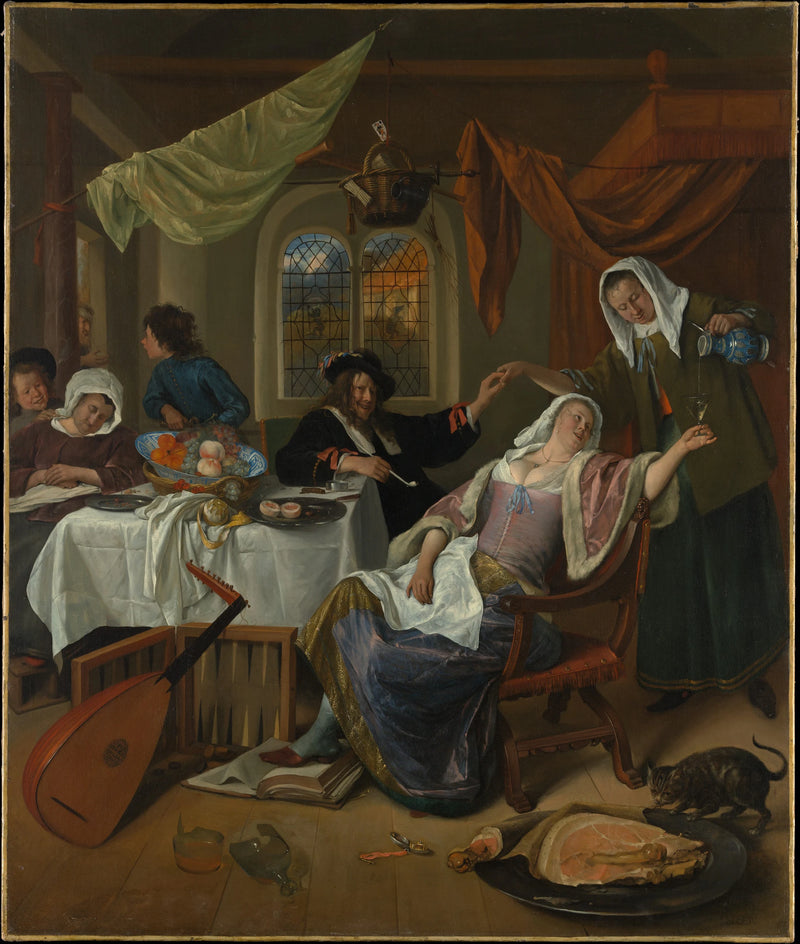 The Dissolute Household - Jan Steen