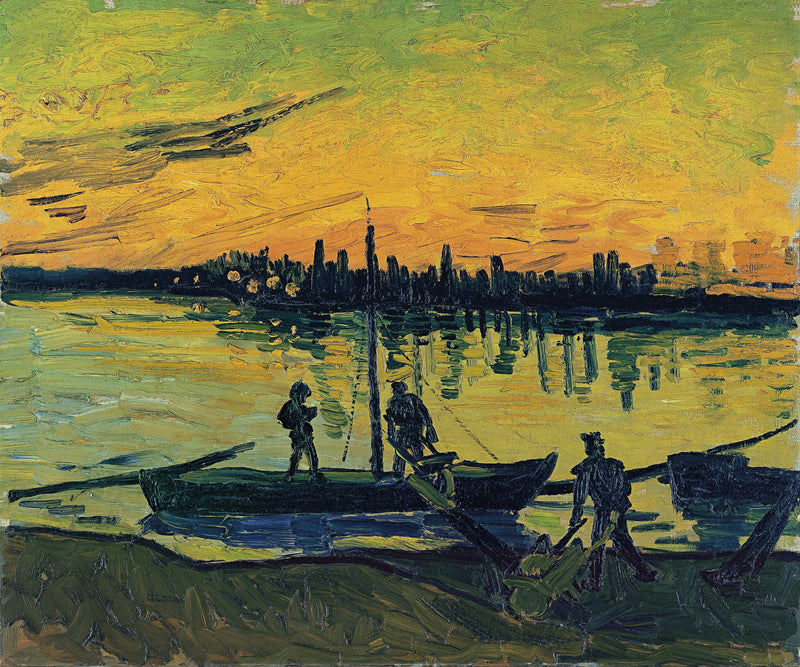 Les Dockers à Arles, F438 – Van Gogh