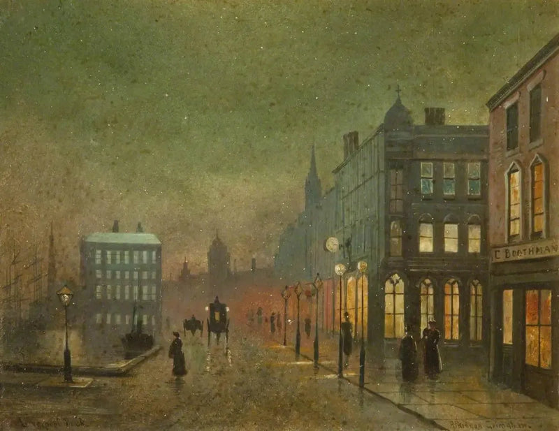 Docks de Liverpool (panneau 2 sur 5) - John Atkinson Grimshaw