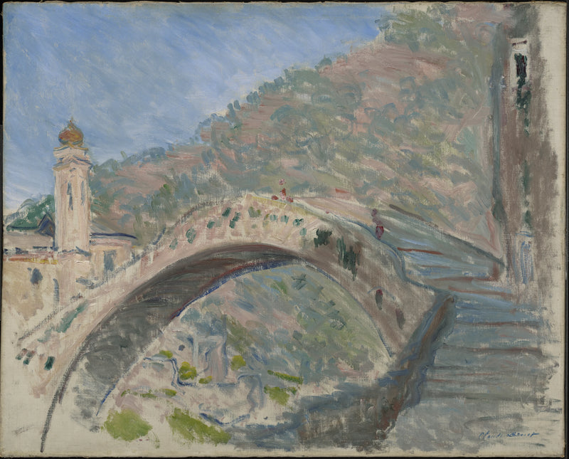 Dolceacqua, le vieux pont sur la Nervia W884 – Claude Monet