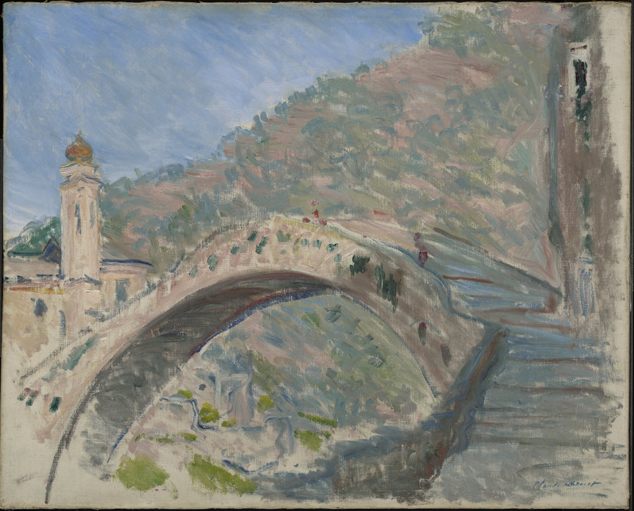 Dolceacqua, le vieux pont sur la Nervia W884 – Claude Monet