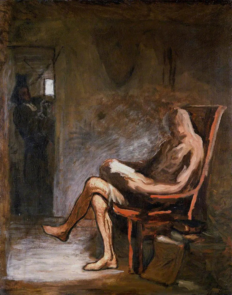 Don Quichotte en train de lire - Honoré Daumier