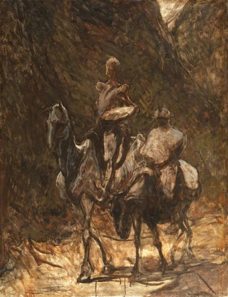 Don Quichotte et Sancho Panza - Honoré Daumier