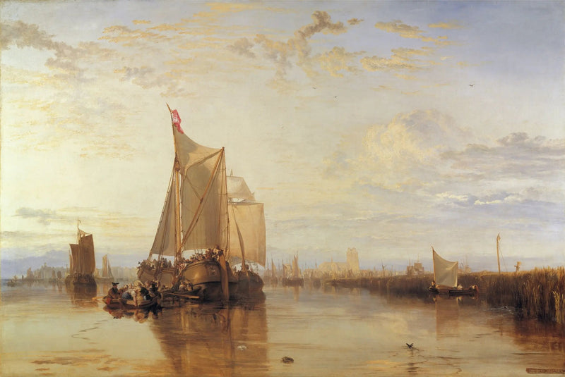 Dort, or Dordrecht: The Dort packet-boat from Rotterdam becalmed - J. M. W. Turner
