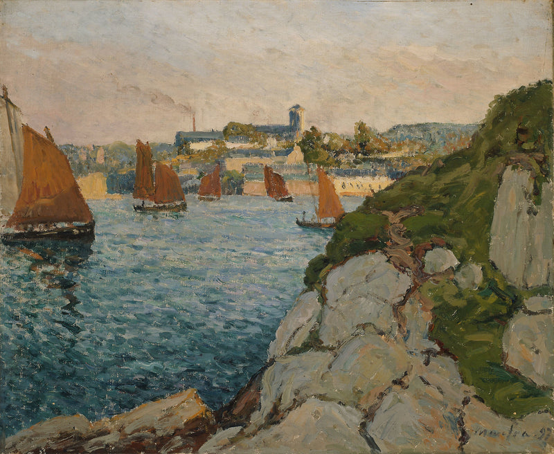 Douarnenez la ville éclairée - Maxime Maufra