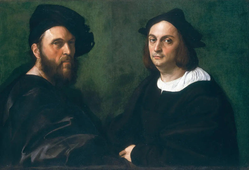 Double portrait d'Andrea Navagero et Agostino Beazzano - Raphaël Sanzio