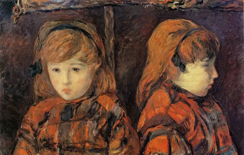 Double portrait d'une fillette - Paul Gauguin