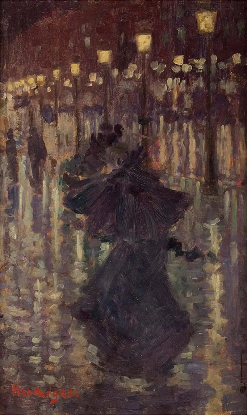 Douche du soir, Paris - Maurice Prendergast
