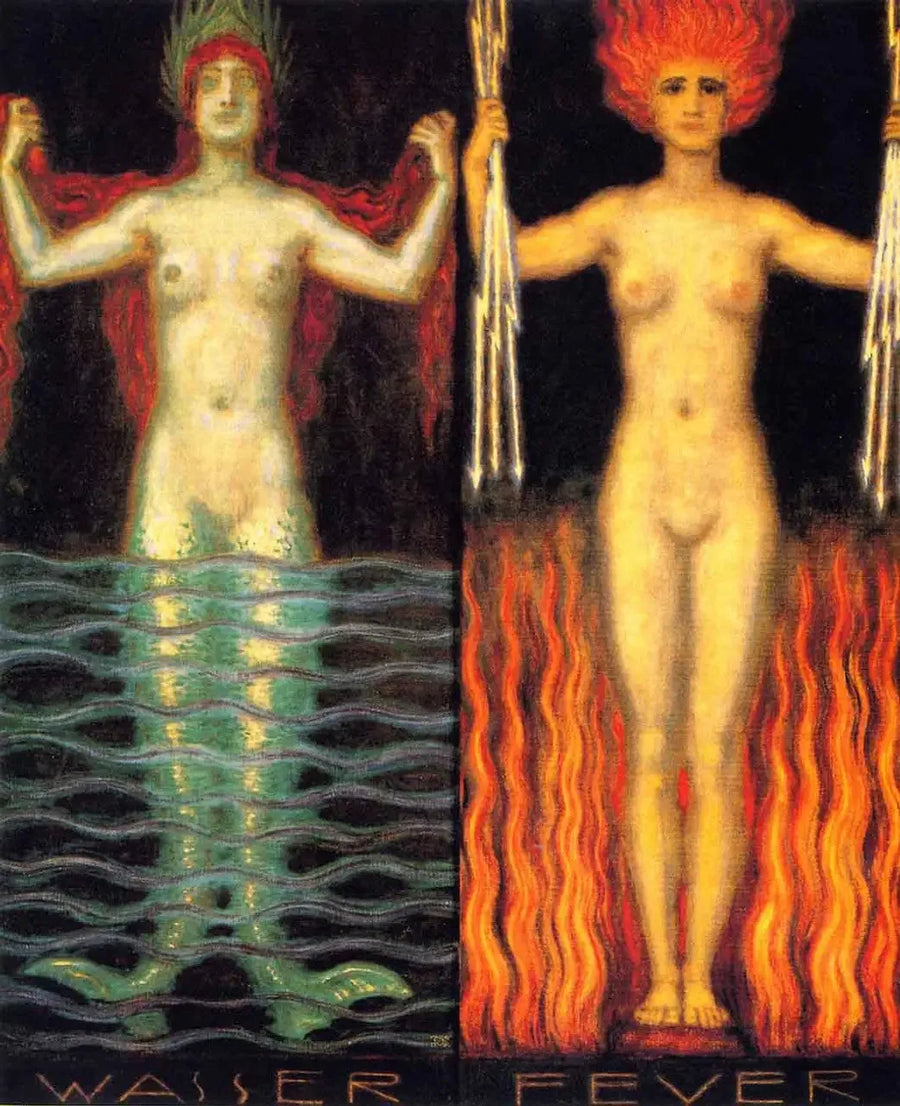 Eau et Feu - Franz Von Stuck