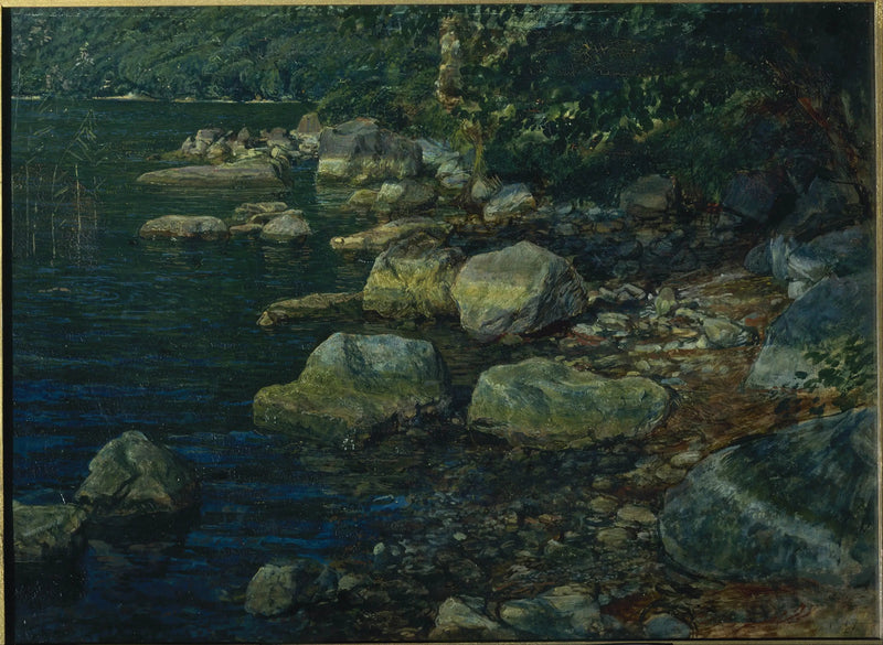 Eau et pierres près de Palazzuola - Alexandre Ivanov