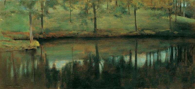 eau plate - Fernand Khnopff