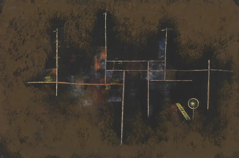 échafaudage pour un bâtiment neuf - Paul Klee