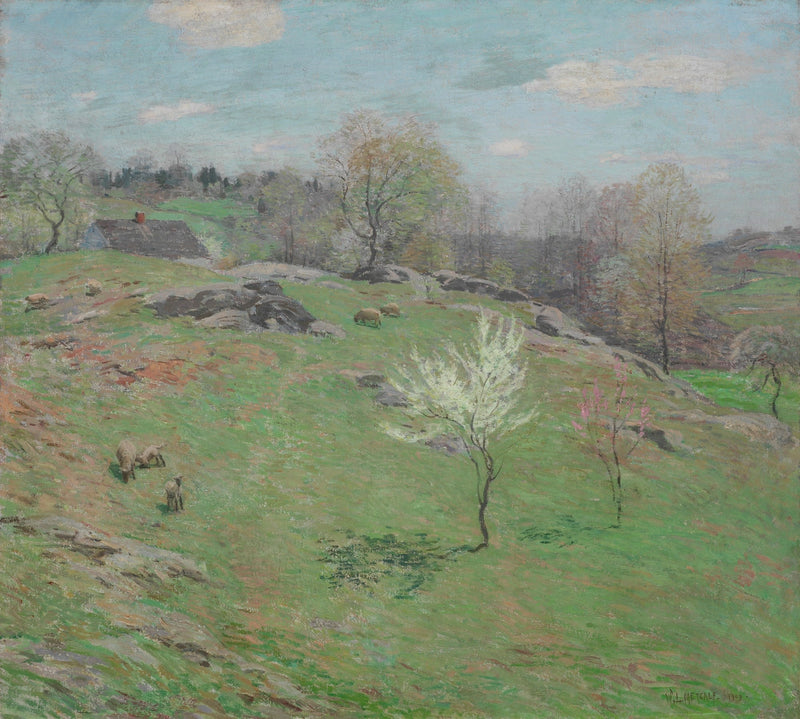 Éclosion des bourgeons - Willard Metcalf