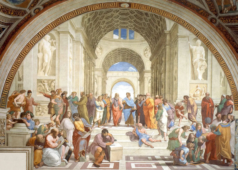 Supplement School of Athene size 100 x 120 cm