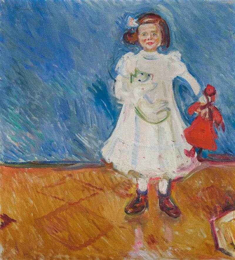 Edmute Esche à la poupée - Edvard Munch