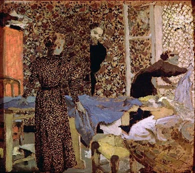 Intérieur à la table à ouvrage - Édouard Vuillard