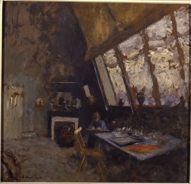 Félix Vallotton dans son atelier - Édouard Vuillard