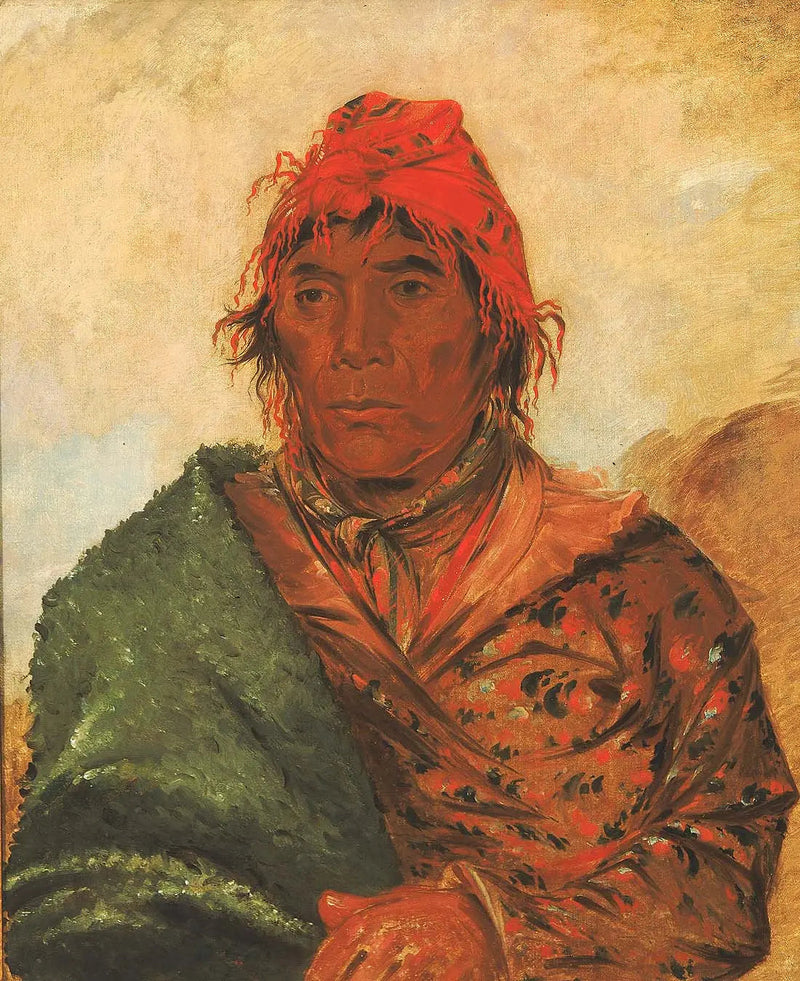 Ee-mat-lá-, roi Phillip, deuxième chef - George Catlin