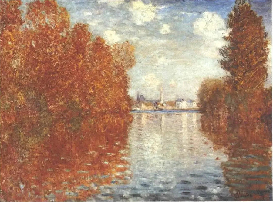 Effet d’automne à Argenteuil W290 par Claude Monet, 1873, Courtauld Gallery