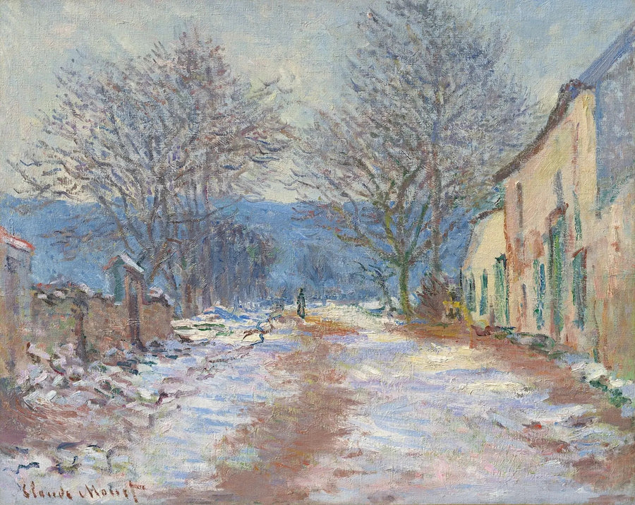 Effet de neige à Limetz - Claude Monet