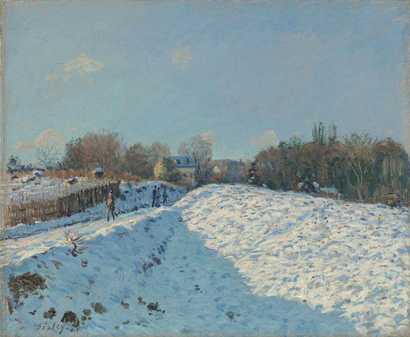 Effet de neige à Louveciennes - Alfred Sisley